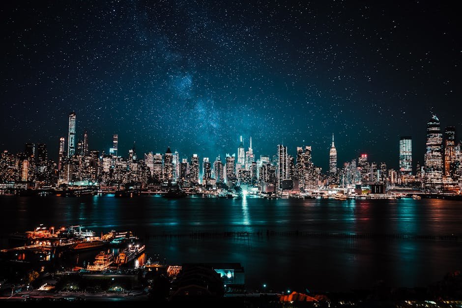 City Architecture - A mesmerizing view of New York City's illuminate #3075993