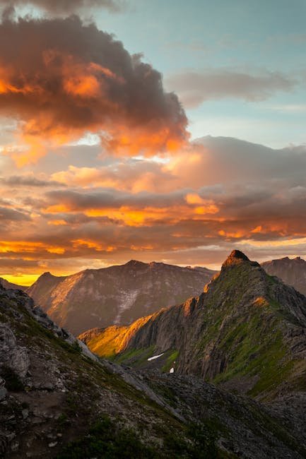 Mountain Landscapes - Breathtaking view of Segla Mountain with vibrant #4976595